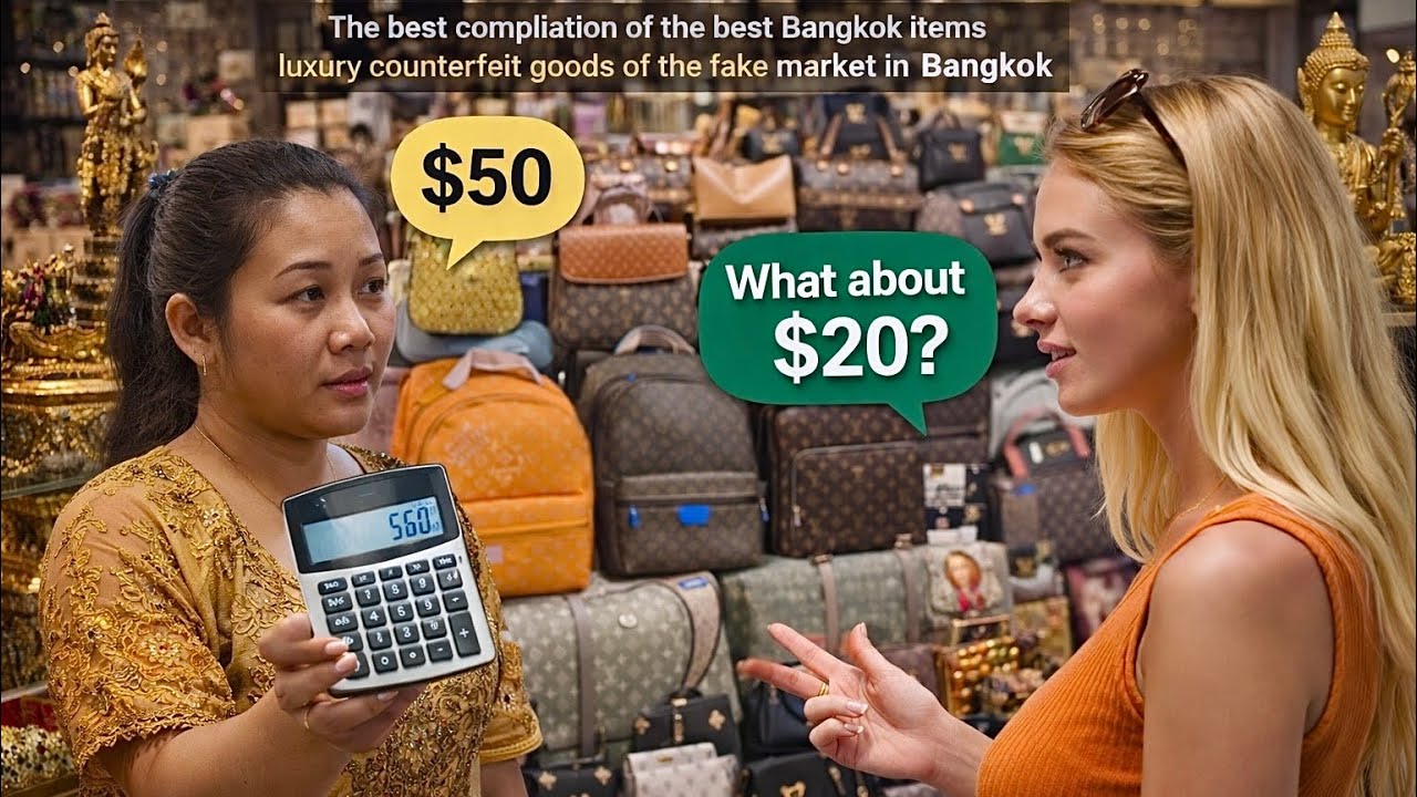 Bangkok Fake Market Best Items Compilation 