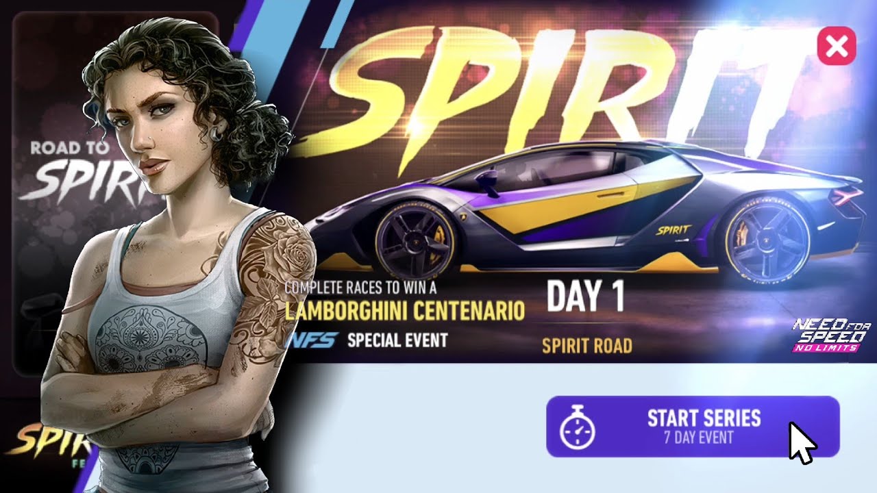 Lamborghini Centenario | Day 1  SPIRIT ROAD | NFS No Limits  Blackridge Spirit Festival