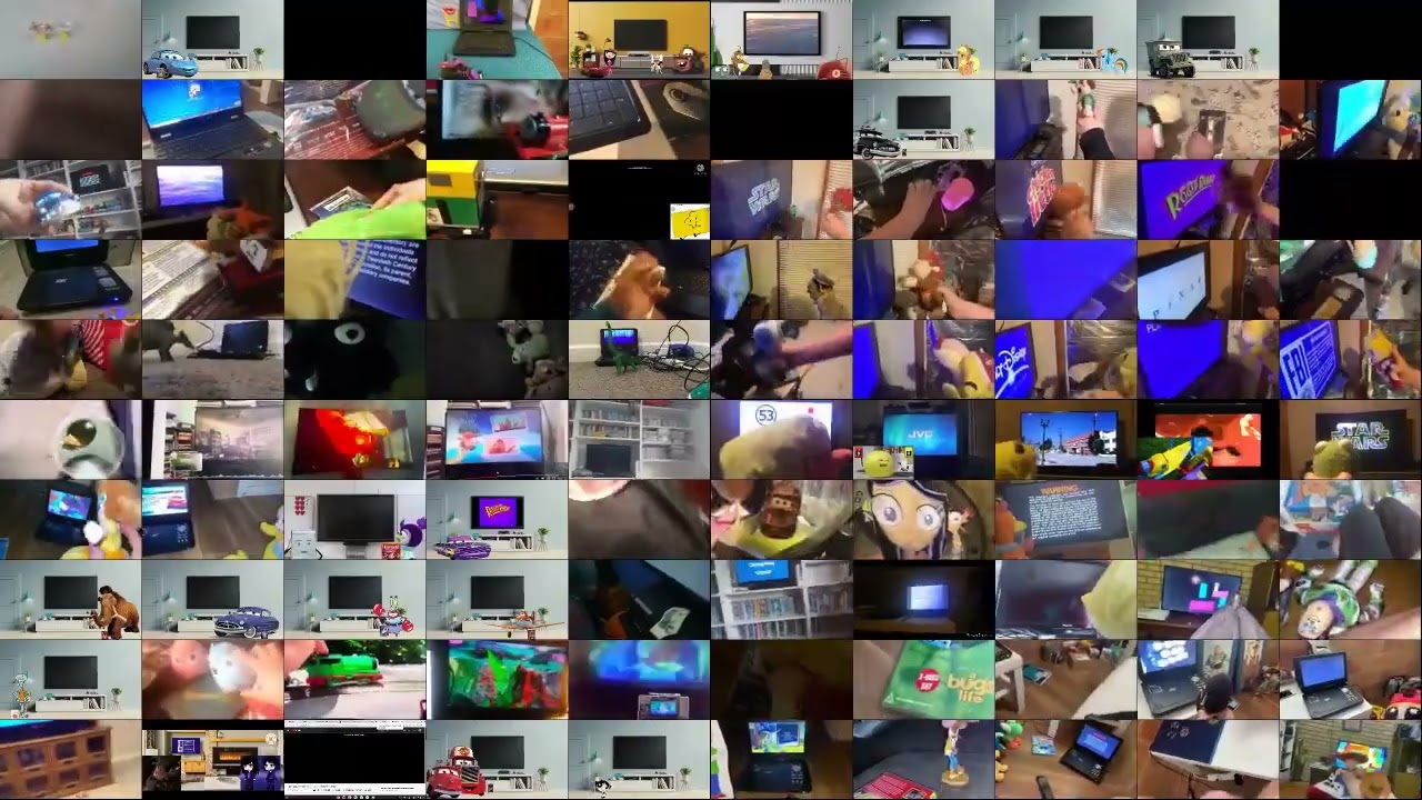 All 100 Characters Watching Thx Logo