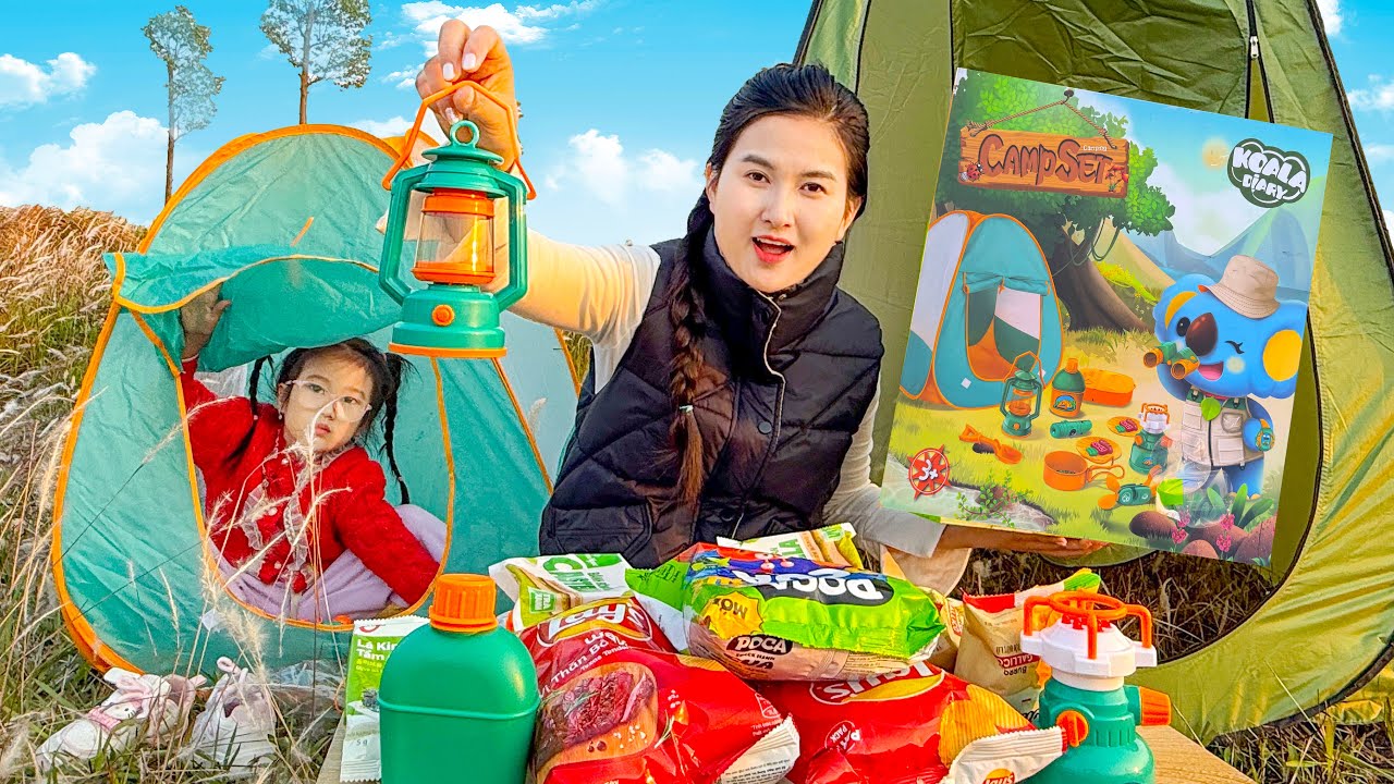 Changcady review bộ đồ cắm trại mới tiện dụng, thi xem lều của ai đẹp hơn