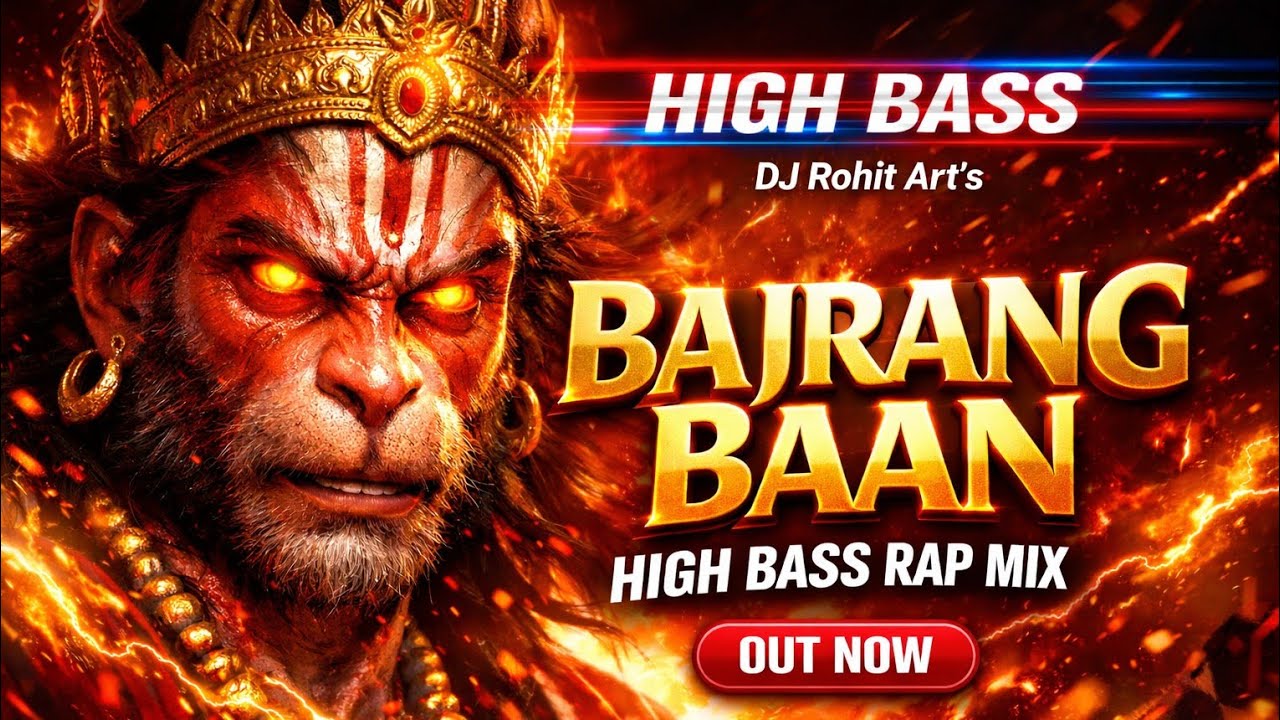 BAJRANG BAAN (Official Video) - Dj Rohit Art's | High Energy Hanuman Rap 2026