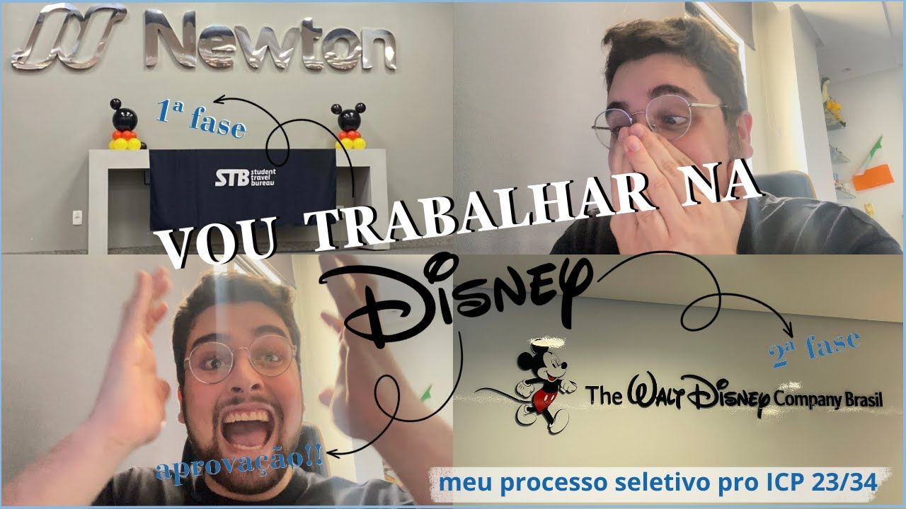 VOU TRABALHAR NA DISNEY!! | Processo Seletivo ICP 23/24 | Eduardo Maranhão
