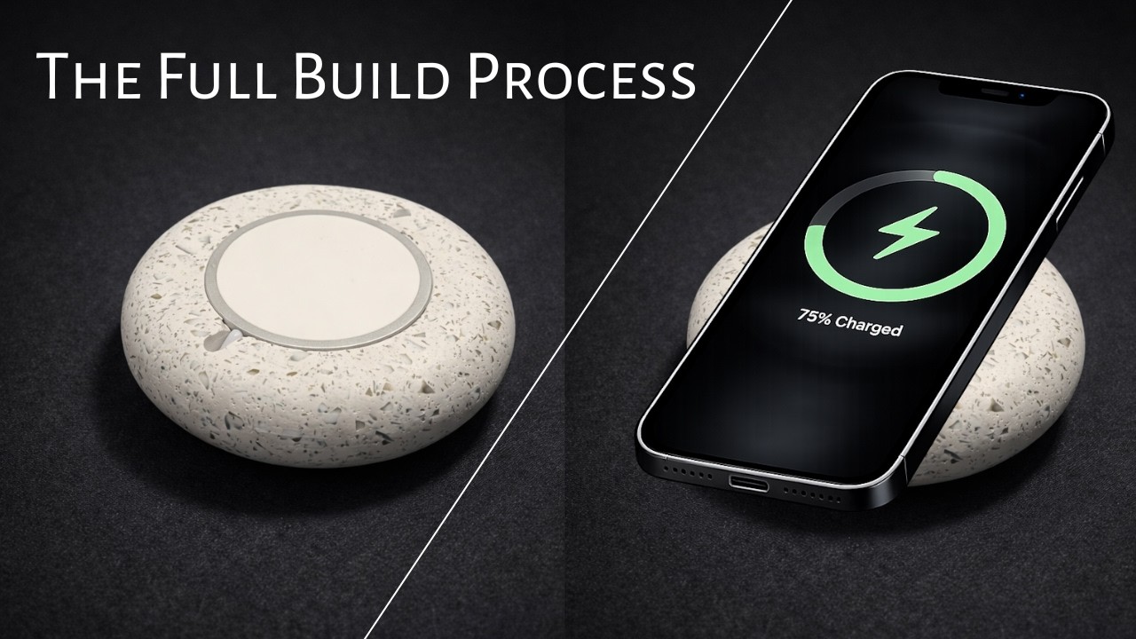 Idea to Reality | Building a Jesmonite Wireless Charger