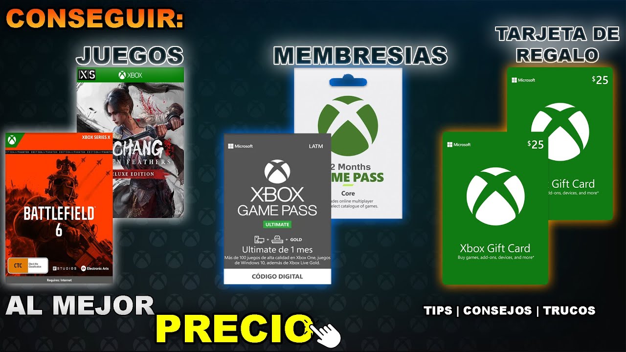 COMO COMPRAR JUEGOS Y TARJETAS XBOX MAS BARATO | GUIA COMPLETA 2025
