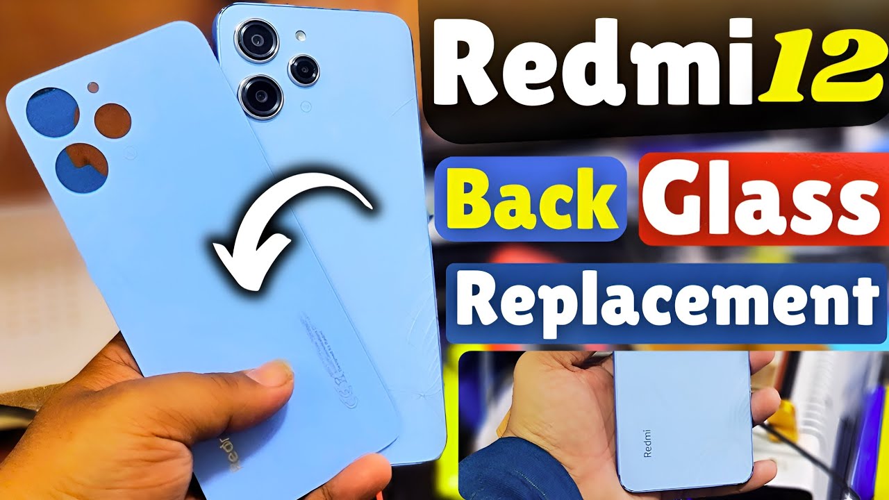 Redmi 12 Back Glass Replacement Redmi 12  Back Panel Change | Redmi 12 Back Panel Open Disassembly