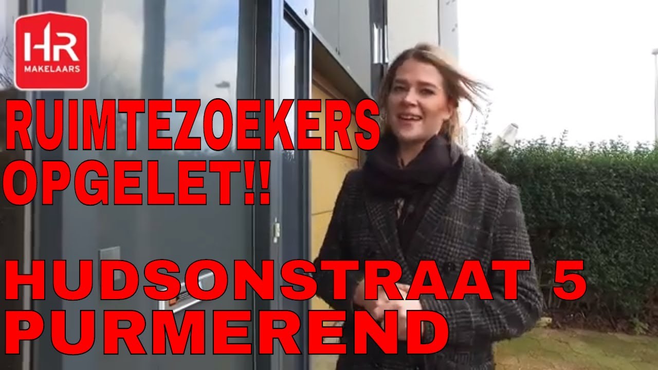 Huis te koop: Hudsonstraat 5 te Purmerend HR Makelaars - woningvideo