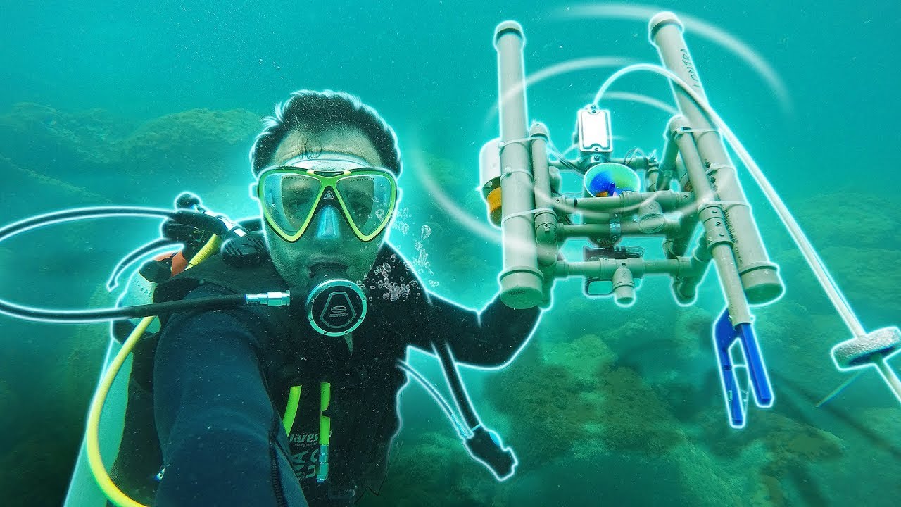 FIZEMOS um DRONE SUBMARINO com PVC