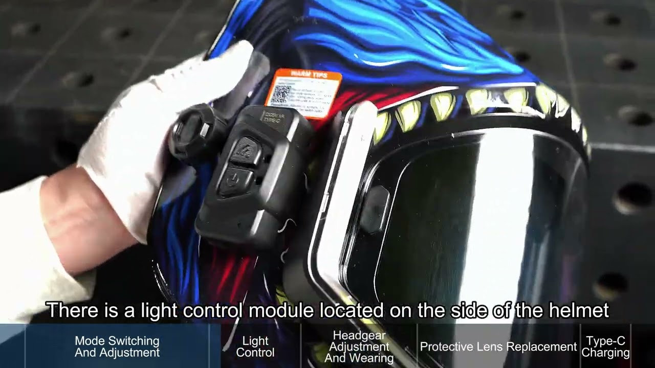 ANDELI Welding Helmet with Light MONER User's Guide