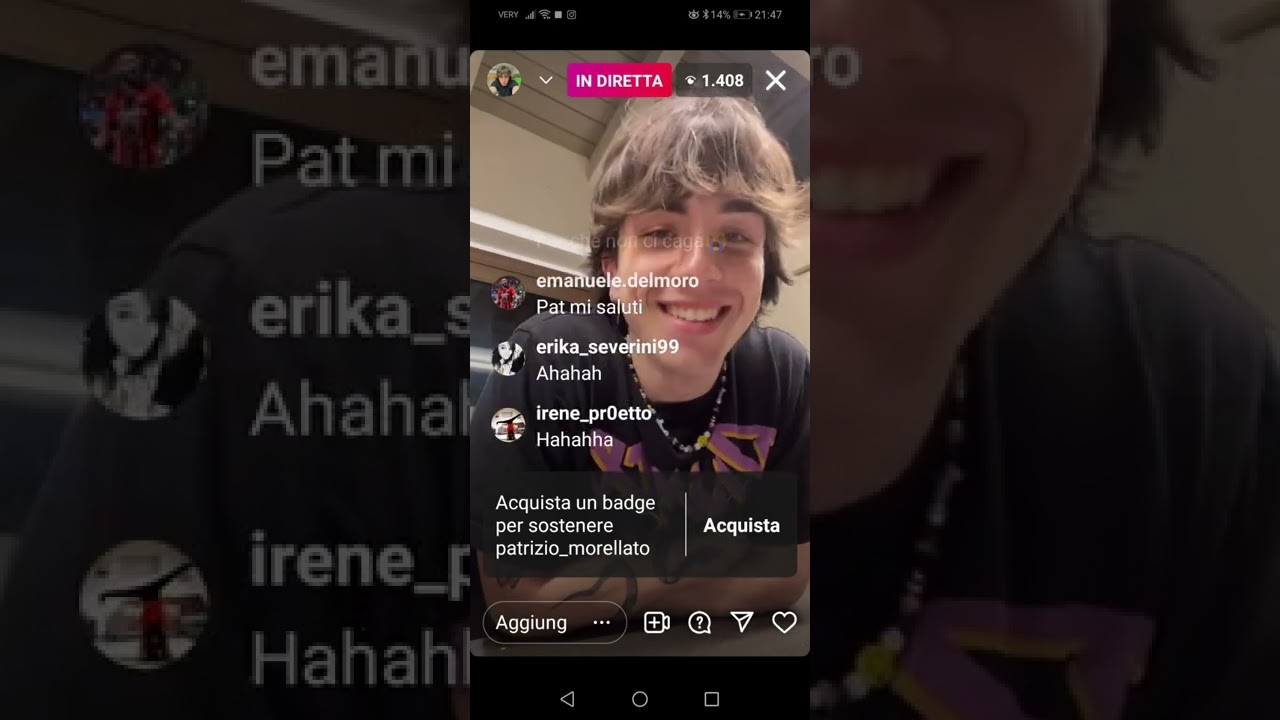 Patrizio morellato e Andrea fratino litigano in diretta su instagram! 🙄