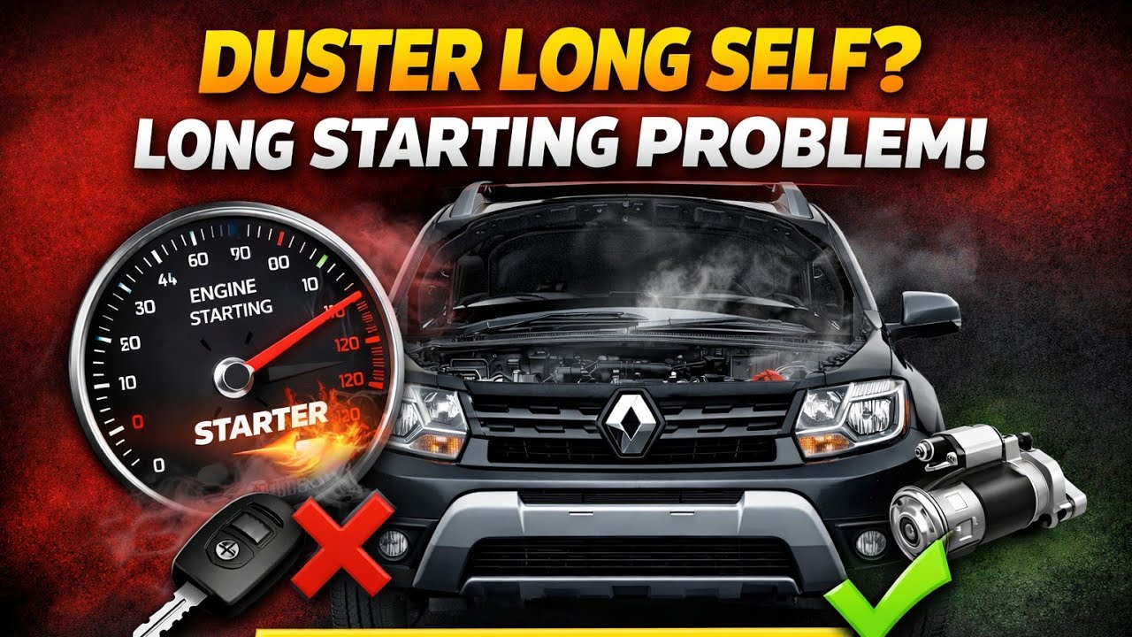 #Renault duster diesel #long self starting problem and solution #automobile