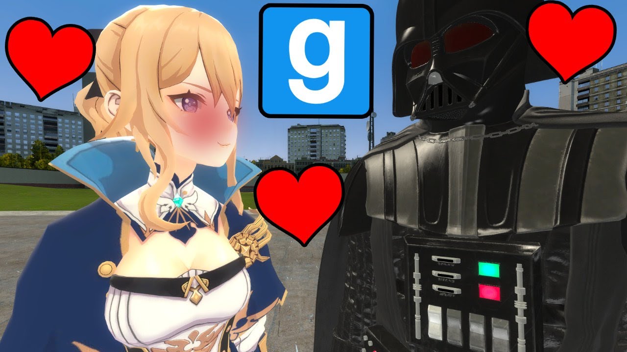 Darth Vader Shows Off His New Girlfriend - Gmod Star Wars RP Admin Trolling
