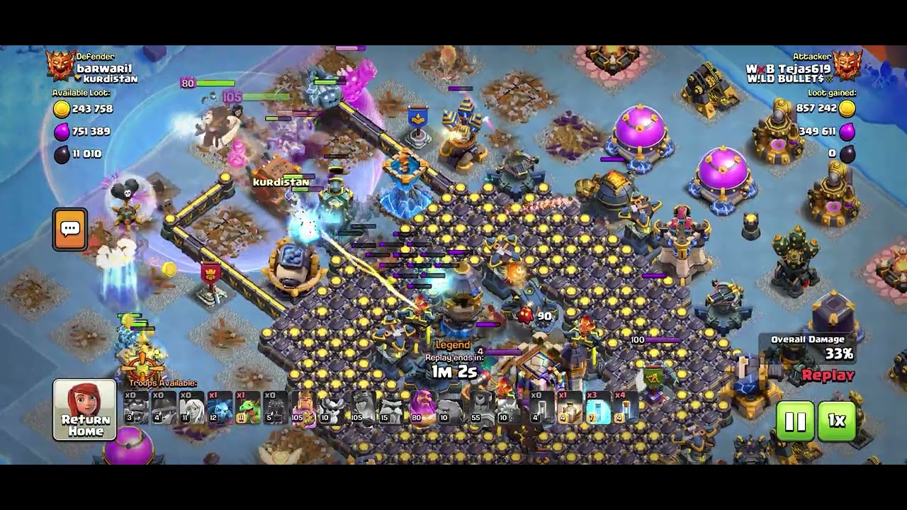 Meteor Golems DOMINATE TH18 Legends League 😱🔥