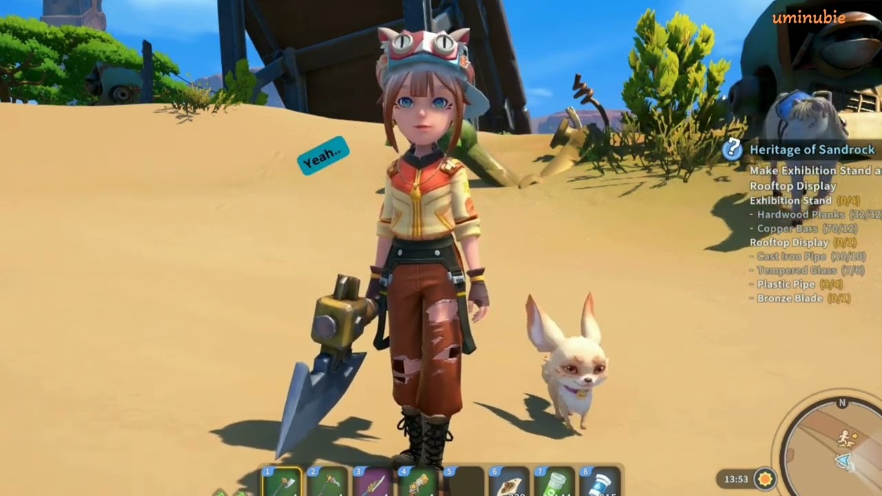 Little drama i made when i disconnected with The Builder - My Time at Sandrock