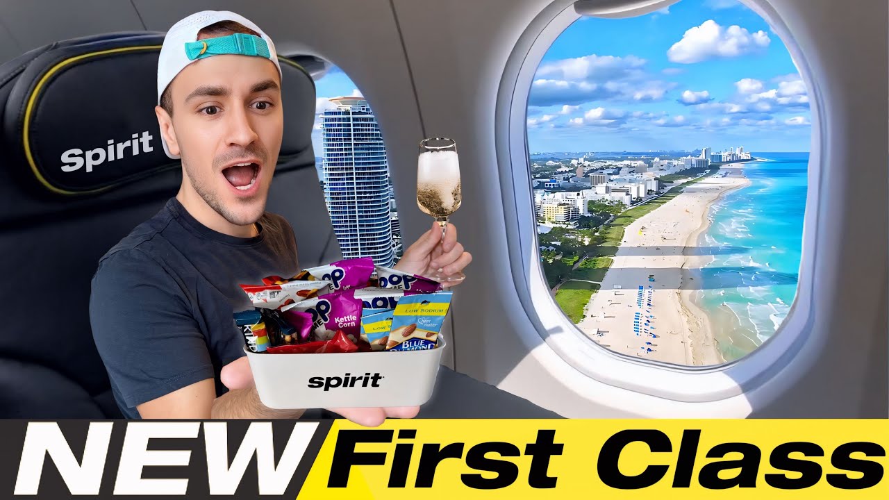 I Tested Spirit Airlines BRAND NEW First Class, Go Big!