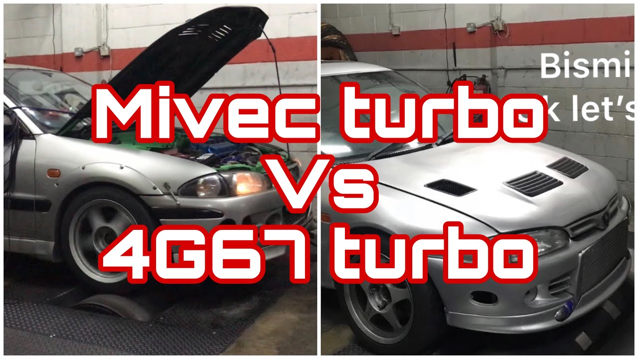 Mane yang stim 😋 Mivec turbo vs 4G67 turbo