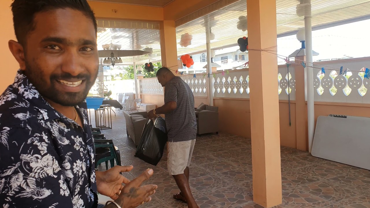 🇬🇾 birthday party and duck curry cook out 🇬🇾