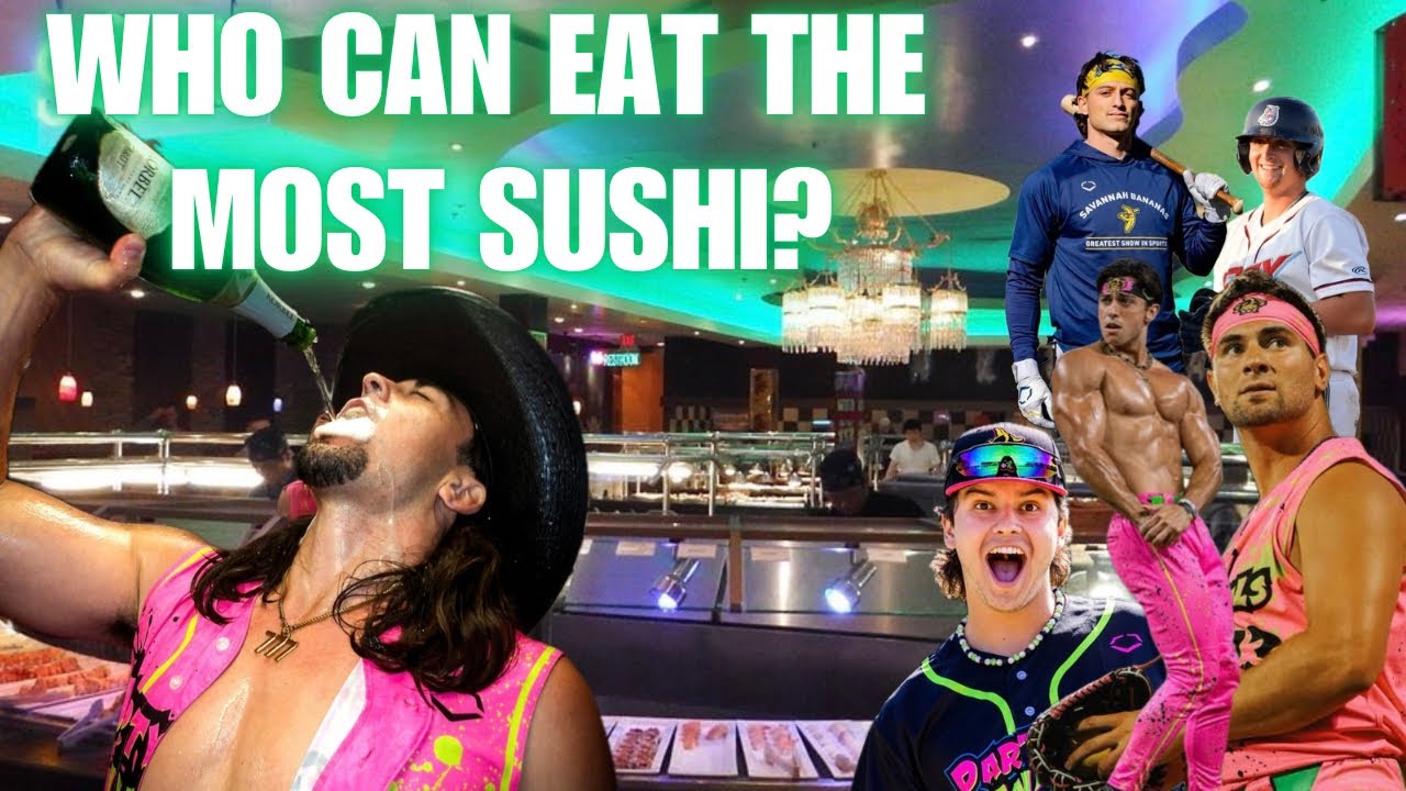 Which Banana Ball Player Can Eat The Most Sushi? 