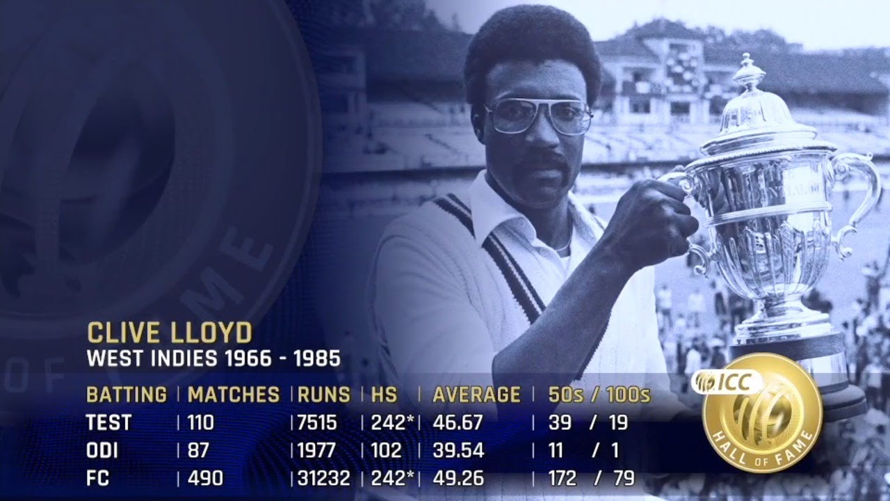 Meet the ICC Hall of Famers: Clive Lloyd | 'A remarkable captain of West Indies&rsquo;