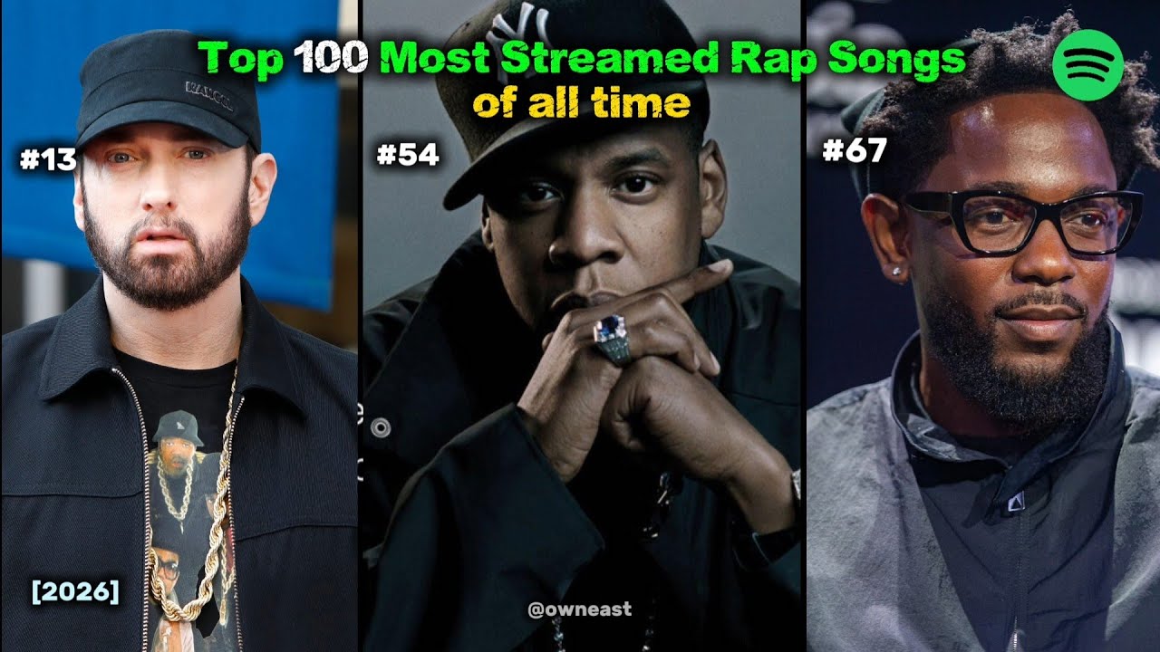 [Top 100 Most Streamed Rap Songs] &times; on spotify 