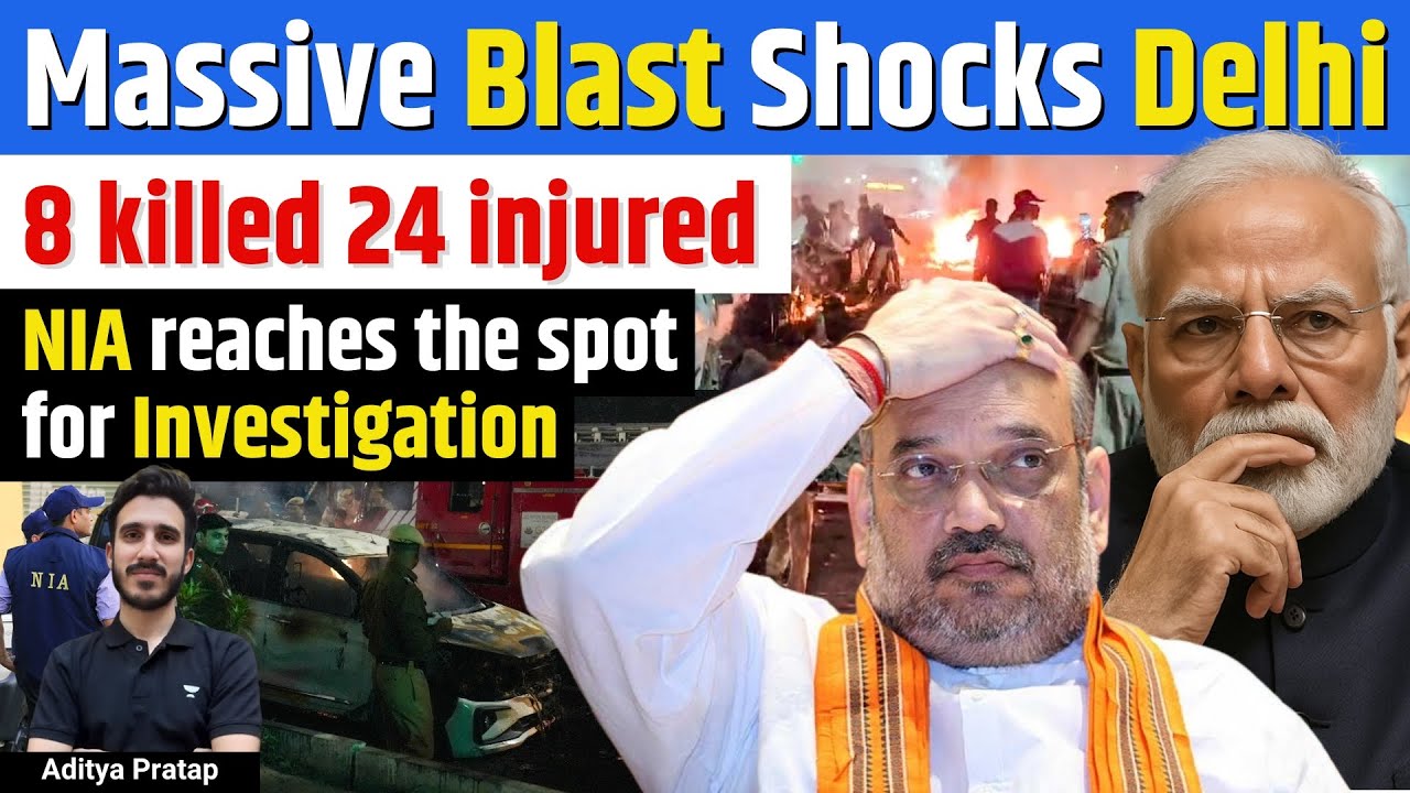 Delhi Red Fort Car Bomb Blast: Live Updates, Security Alert & NIA Investigation