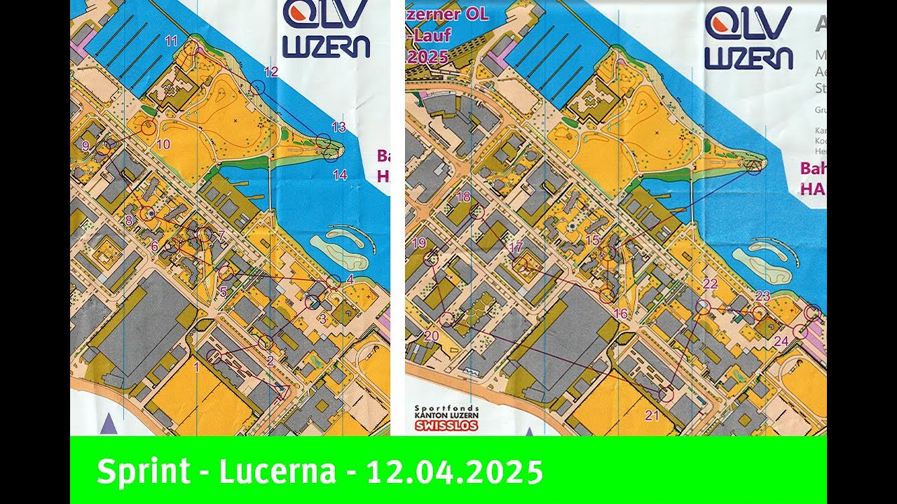 Sprint - Lucerna - 12.04.2025 - Orienteering