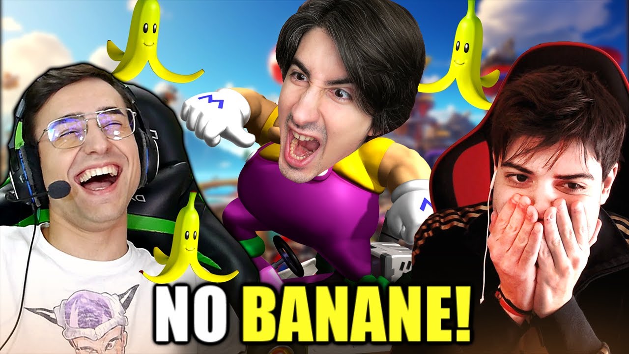 Se TOCCHI una BANANA PERDI 😂 Finisce peggio del previsto su Mario Kart con @Tuberanza e @Blaziken68x