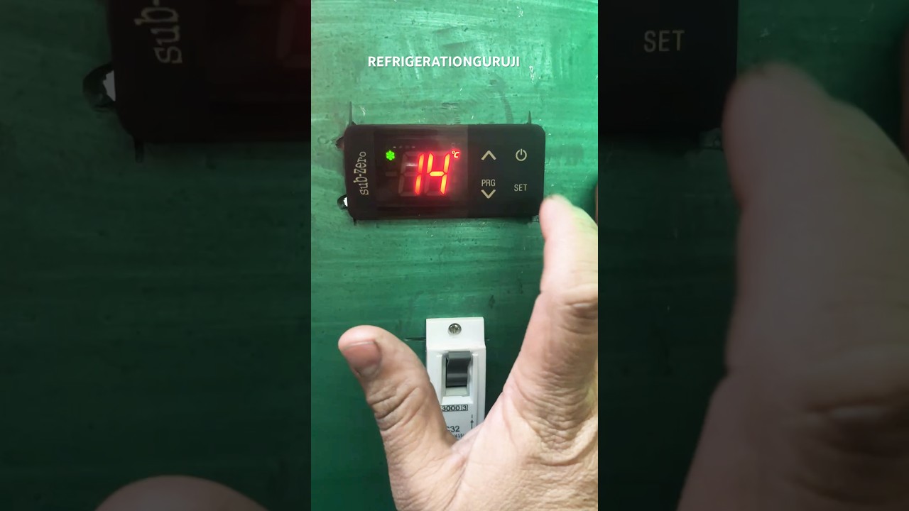 Subzero controller setting || subzero temperature setting || subzero PP error