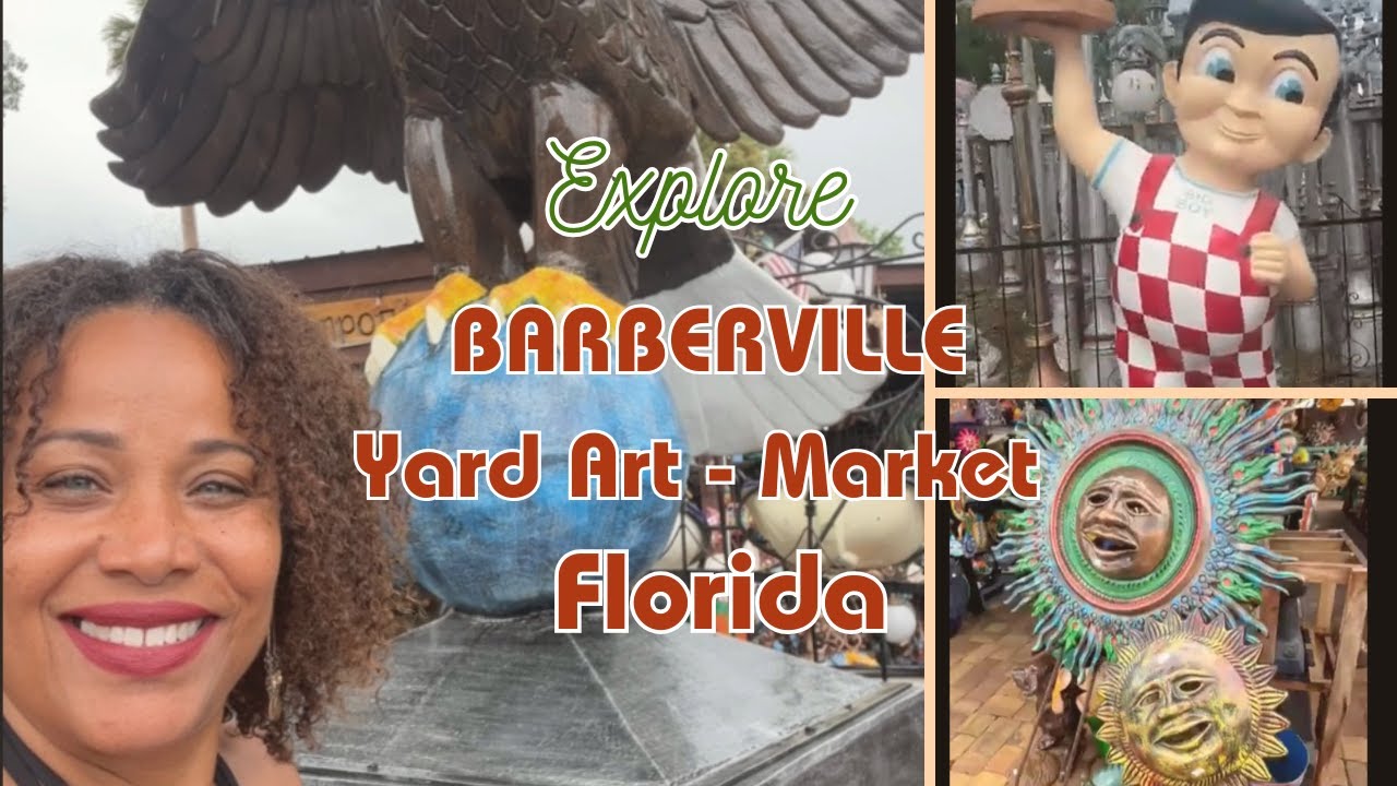 BARBERVILLE Yard Art - Walk with me through this iconic Landmark and roadside attraction! 