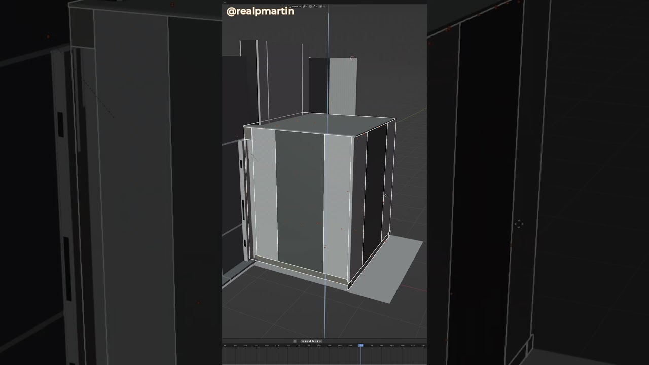 How I made the elevator product animation in 3D using Blender#theMaking #behindthescene #3d #edit