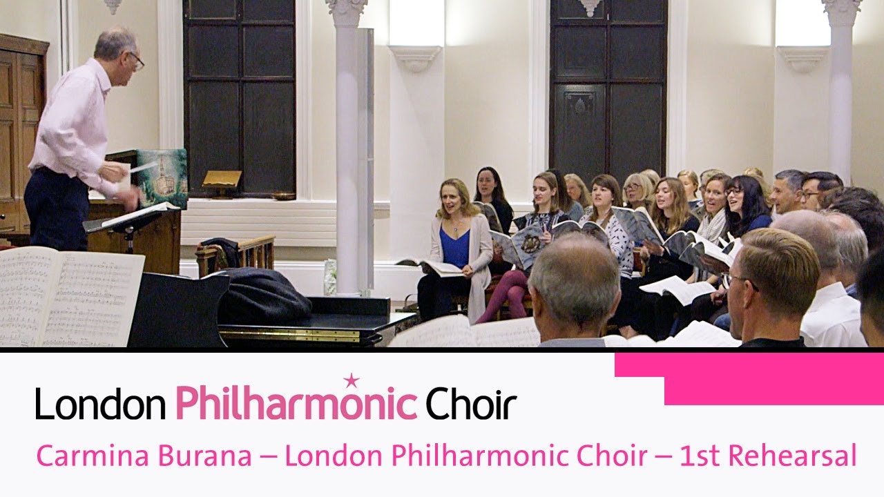 Carmina Burana &ndash; London Philharmonic Choir &ndash; 1st Rehearsal