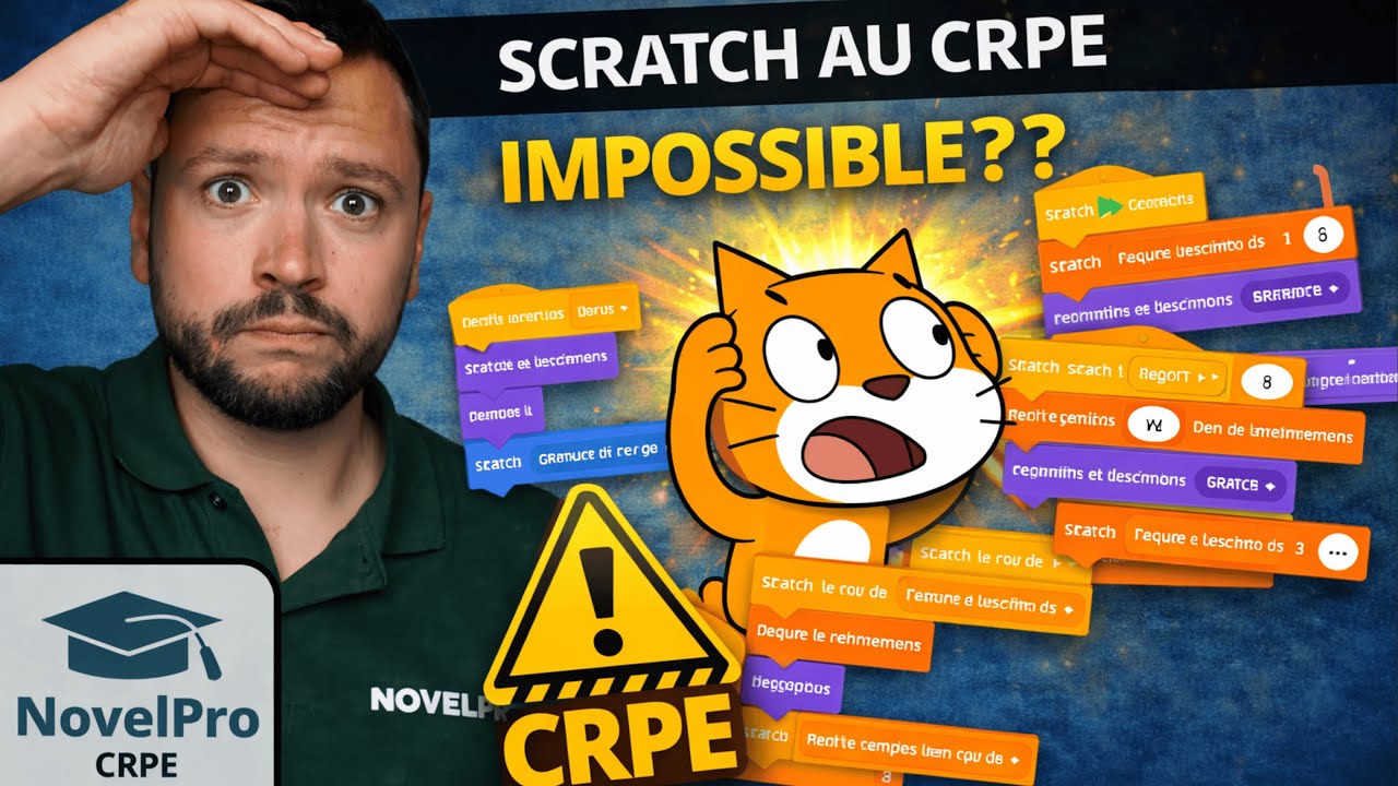 SCRATCH AU CRPE : Mon ASTUCE pour réussir à chaque fois !! - CRPE M2 / L3 avec NovelPro