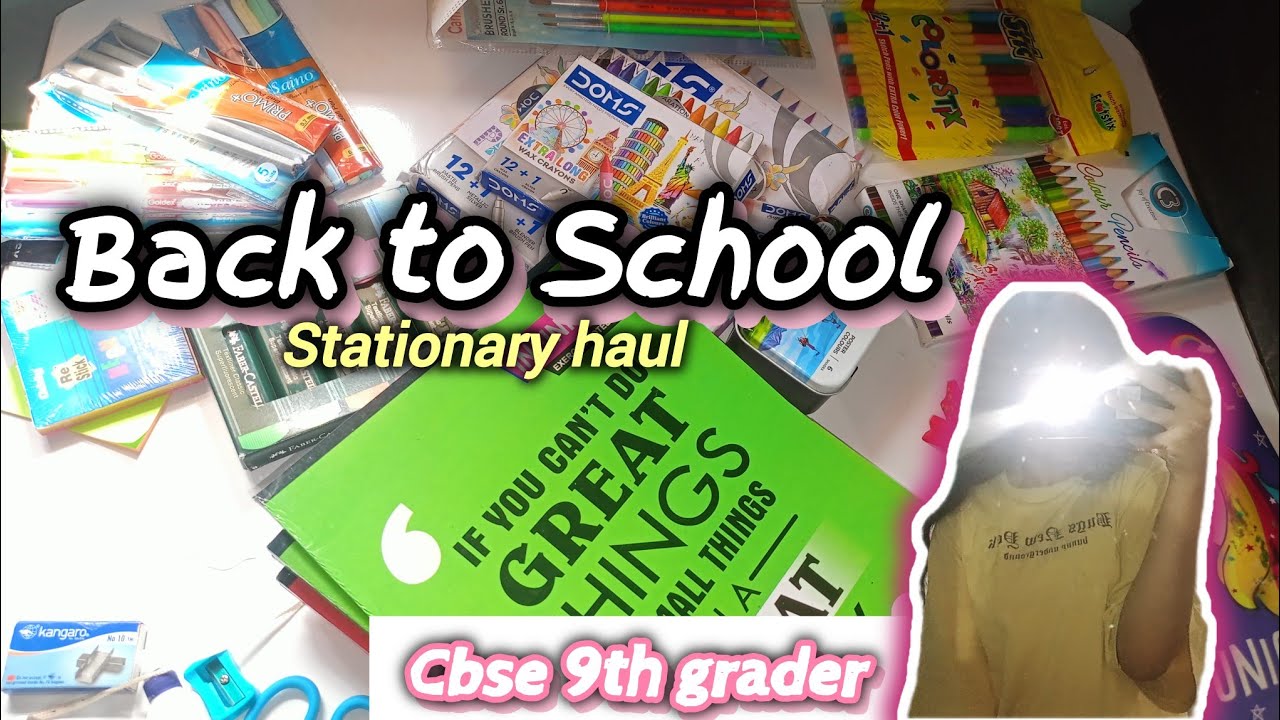 Class 9th Stationary Haul🫷 || Back to School Affordable Stationaries