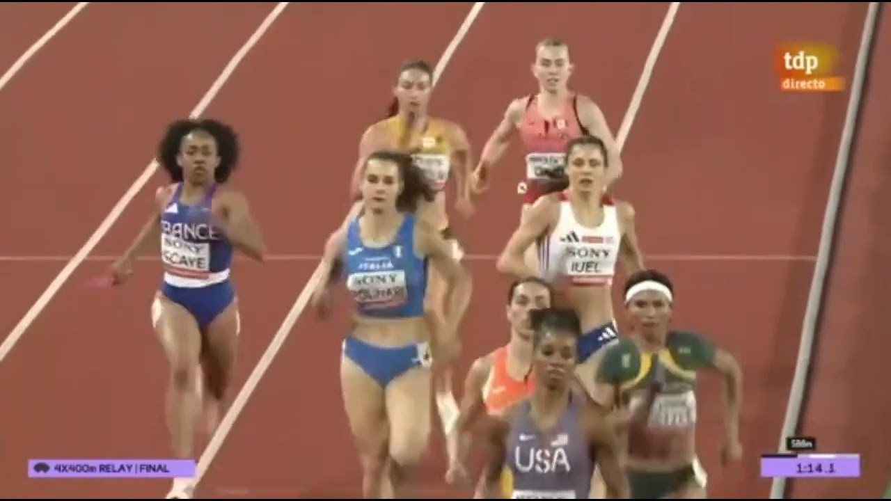 World Relais 2025 Espa&ntilde;a Gana la Carrera de Relevos Femenina