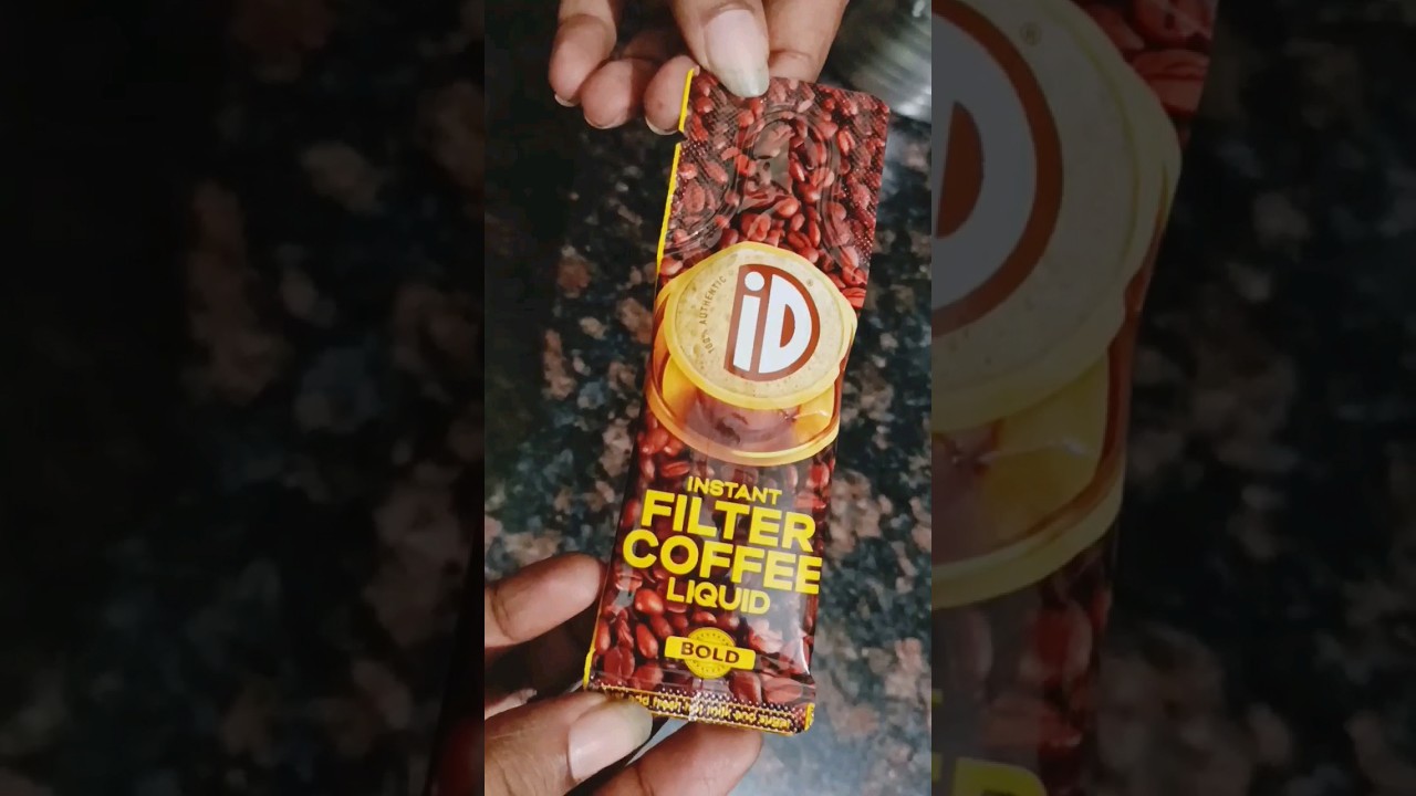 100% liquid coffee☕ |ID filter coffee| instant coffee|authentic #shorts
