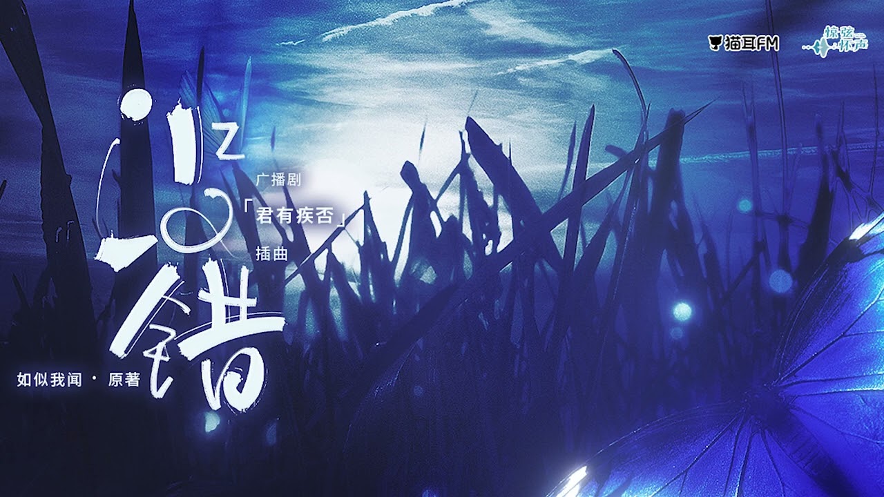 【马正阳×陈张太康】广播剧《君有疾否》第二季 插曲《没错》主役版