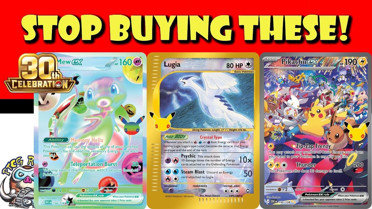 STOP Buying 30th Celebration Special Illustration, Future Rare & Secret Rare Cards (Pokemon TCG News