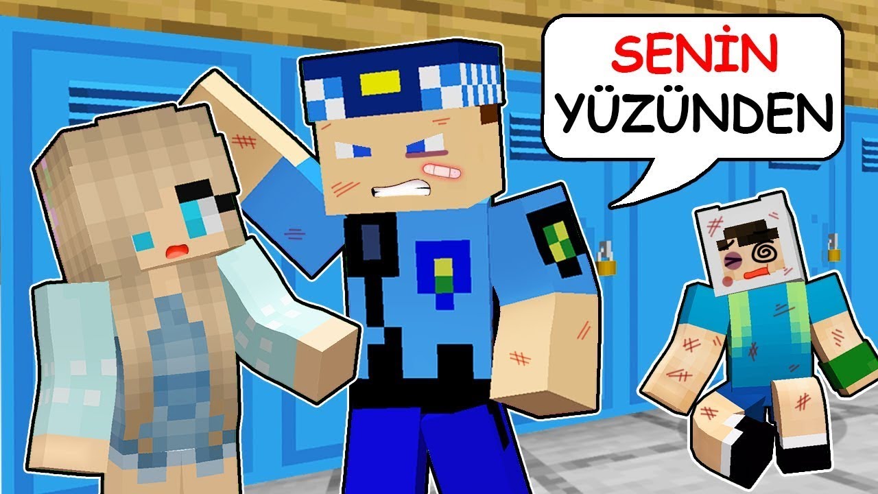 OKULDAKİ BÜTÜN ERKEKLER BENİM İÇİN KAVGA ETTİ! 😱 -Minecraft Film