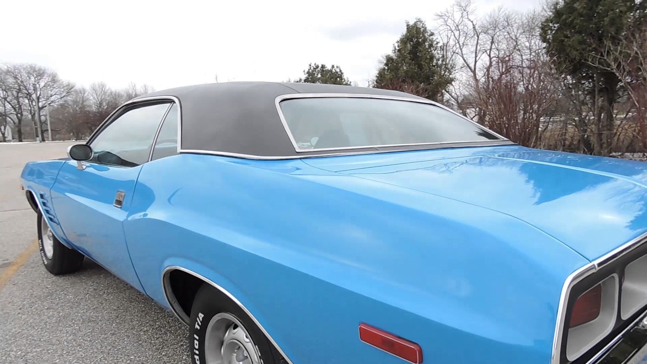 1973 dodge challenger petty blue