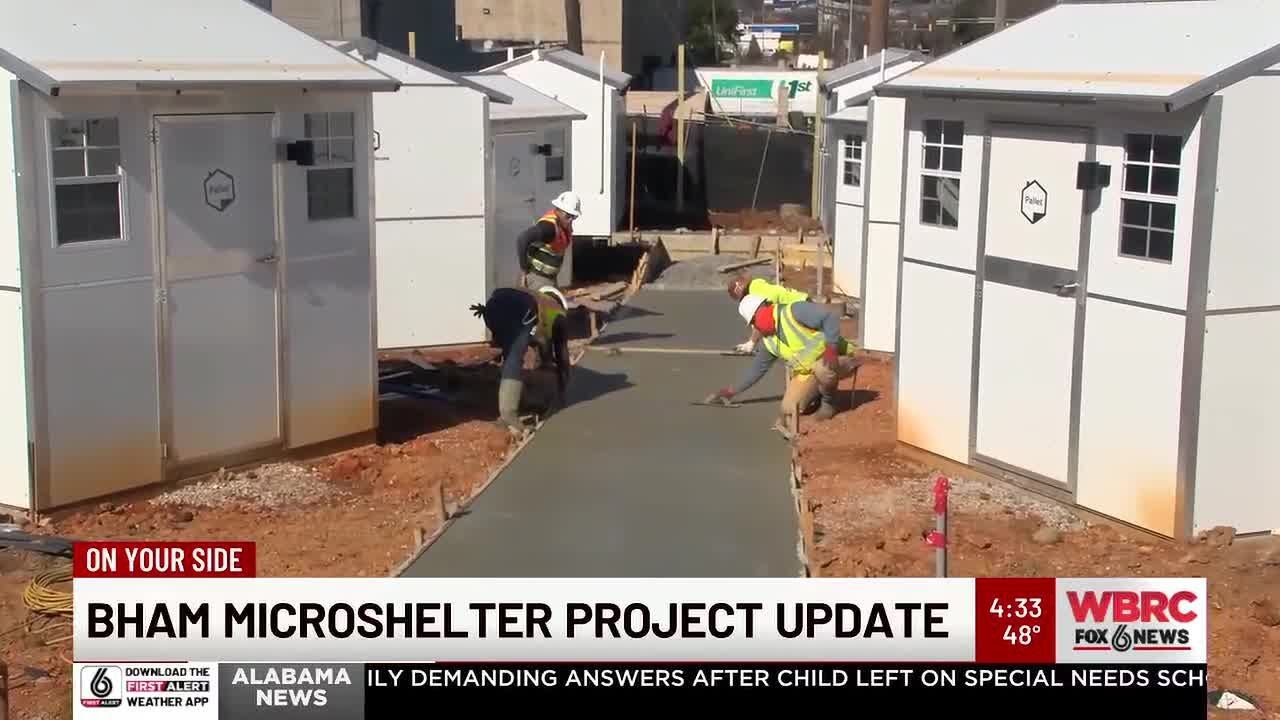 Birmingham microshelter project update