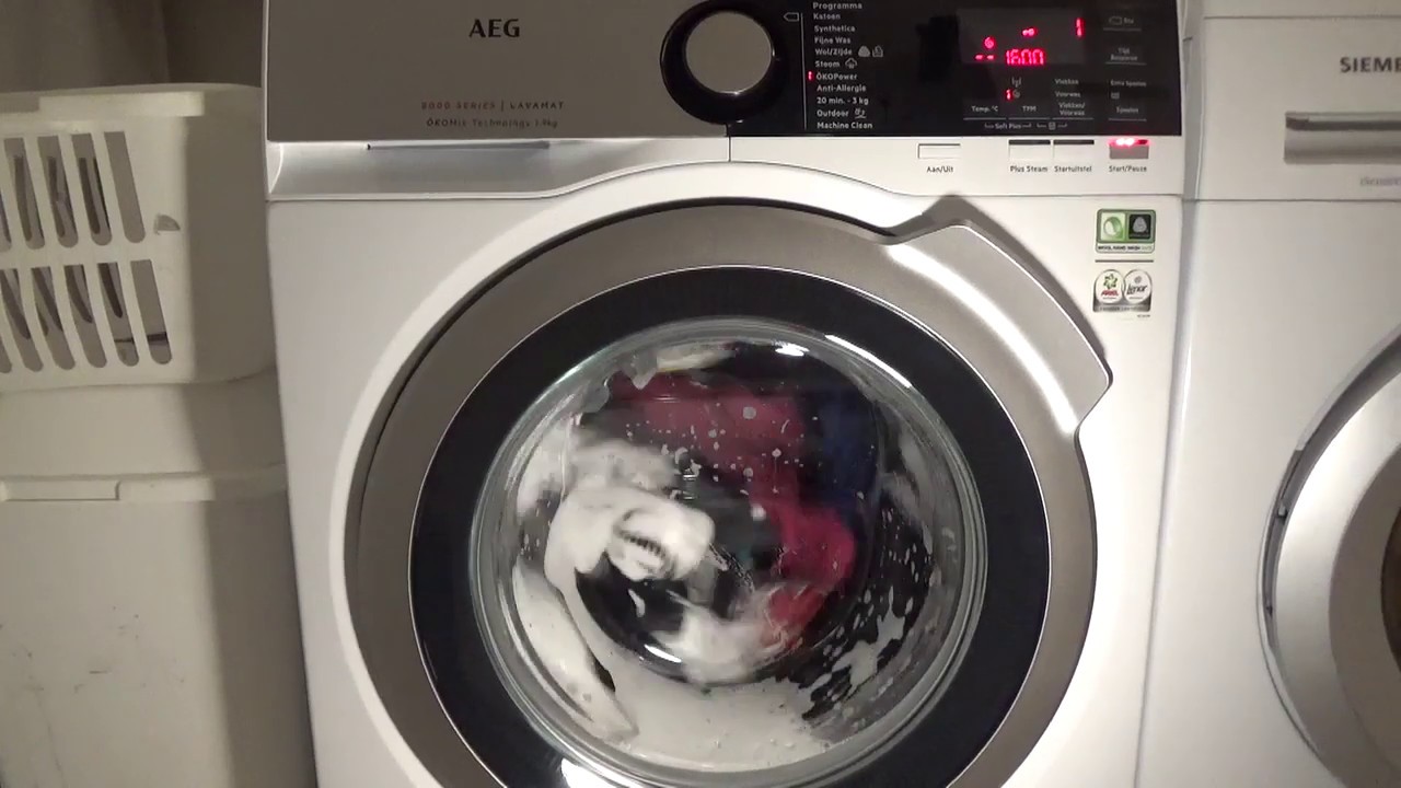 AEG Lavamat 8000 Series L8FEOKOMIX - Sudslock at 1600rpm on OKOPower spin only