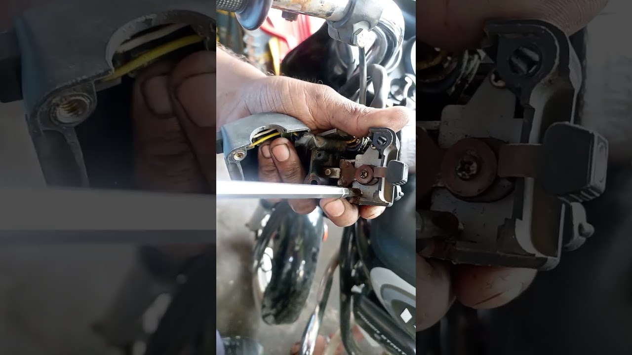 Indicator switch repair#automobile #bike #mechenical #shortsfeed #viralshort #youtube