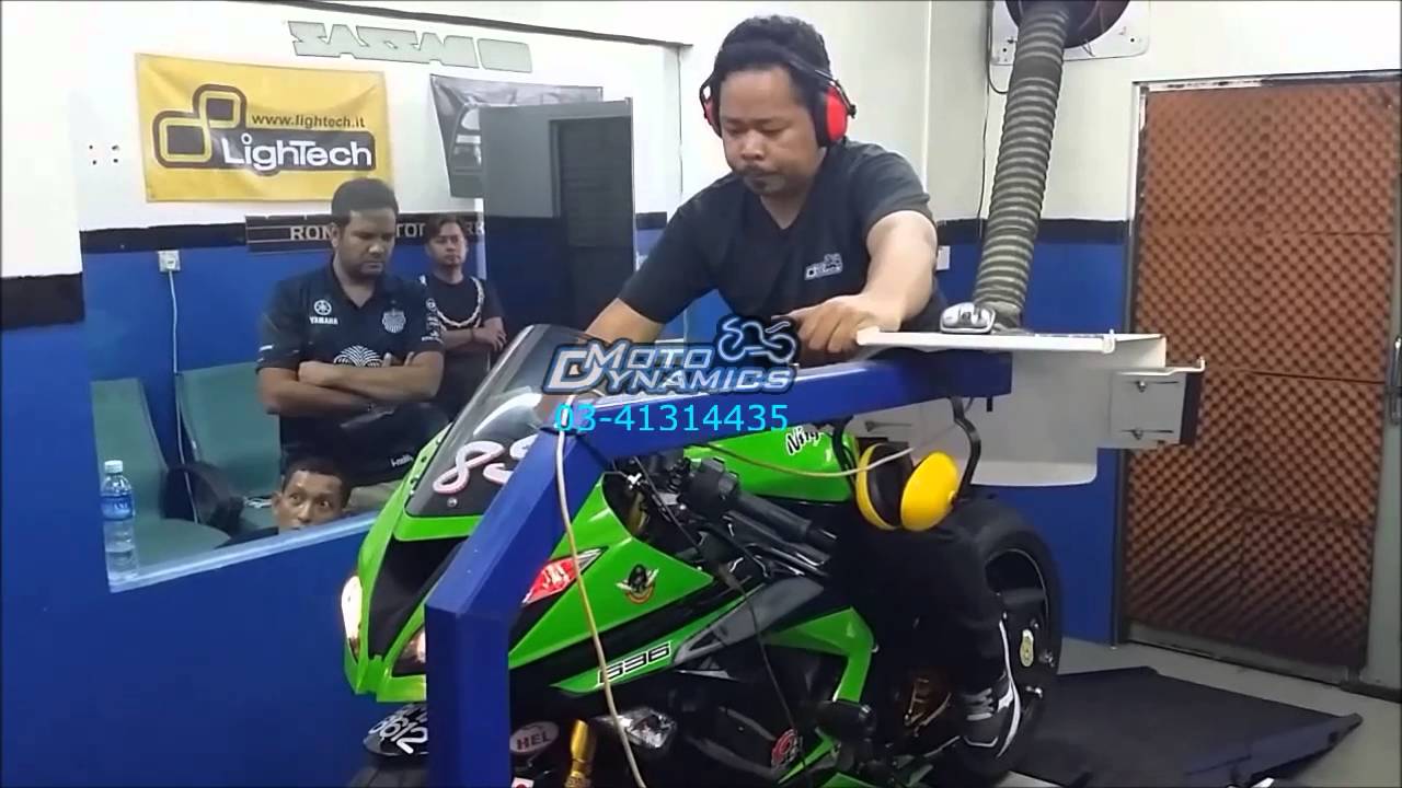 Kawasaki ZX6R 636 Bazzaz ZFI Dyno Tuning - Motodynamics Technology Malaysia