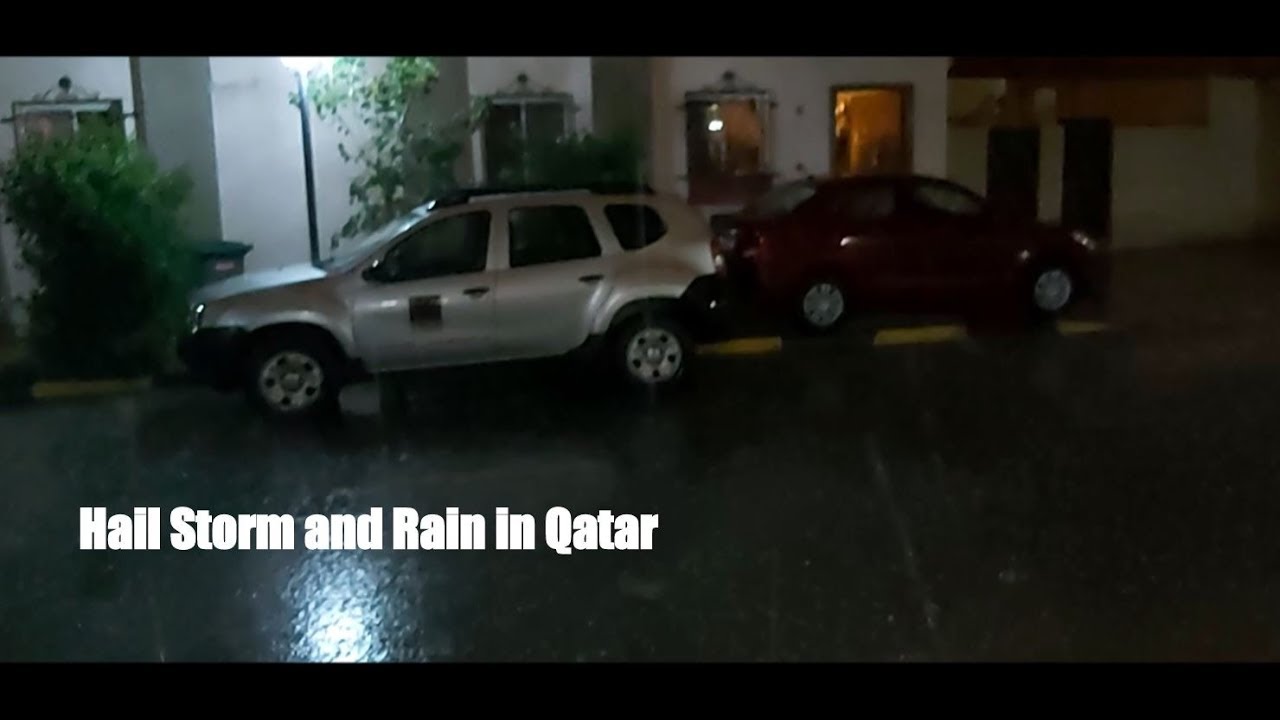 Hail Strom & Rain in Qatar Vlog #67