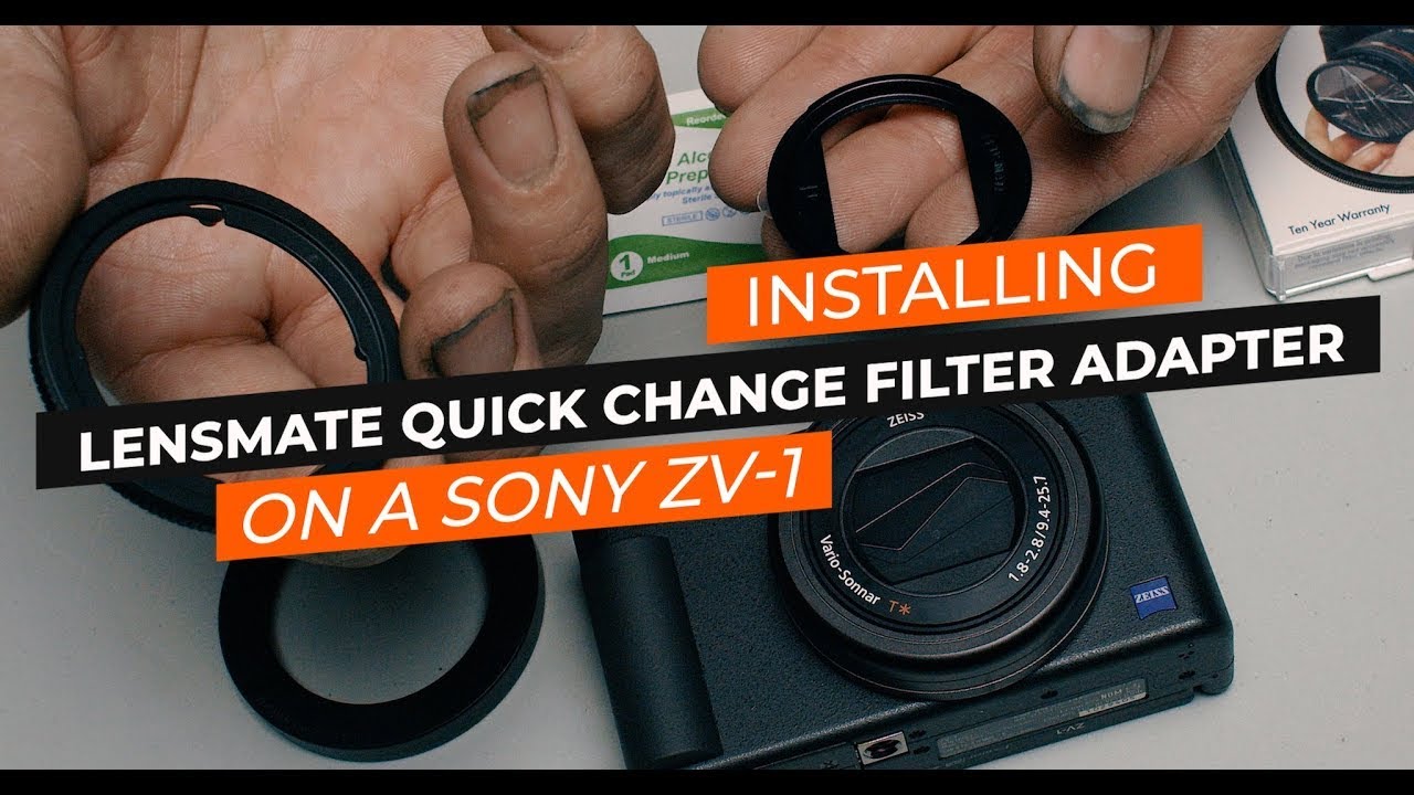 How to Install the Lensmate Quick Change Filter Adapter on the Sony ZV-1 or RX100
