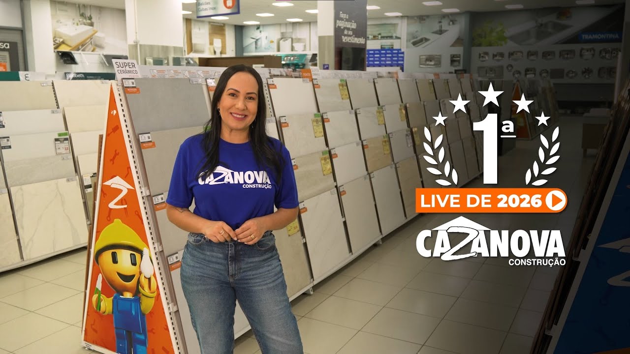 1ª LIVE DO ANO CAZANOVA