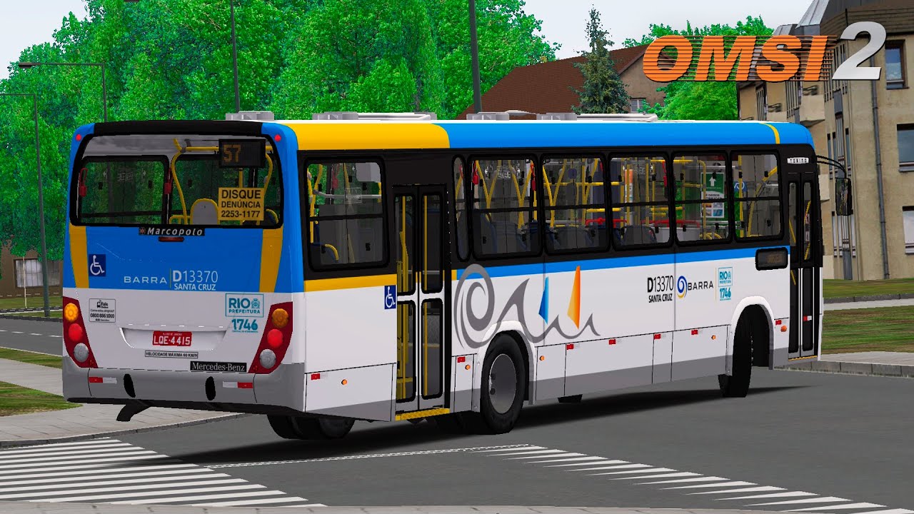 OMSI 2 - Marcopolo Torino 2007 MB OF-1722M do Rio de Janeiro | Mapa Projekt Szczecin - Linha 57