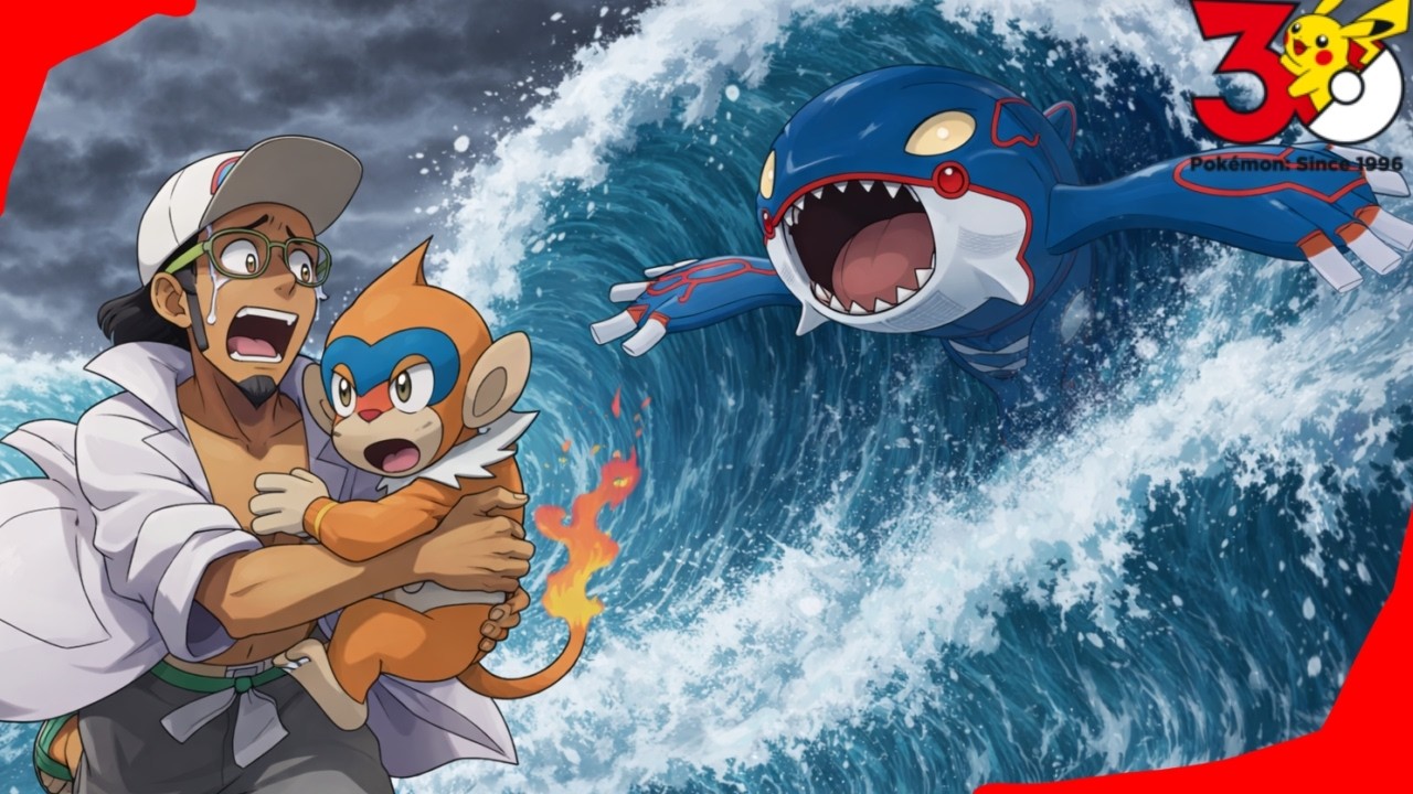 monferno no pudo contra kyogre pokemon NA
