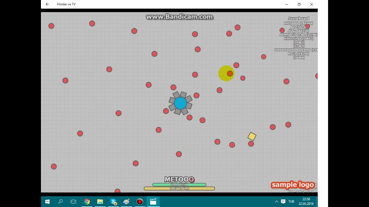DİEP.İO #1 BENCE BU BİR DÜNYA REKORU OLMALI !!!!!!!!!!!!!!!!