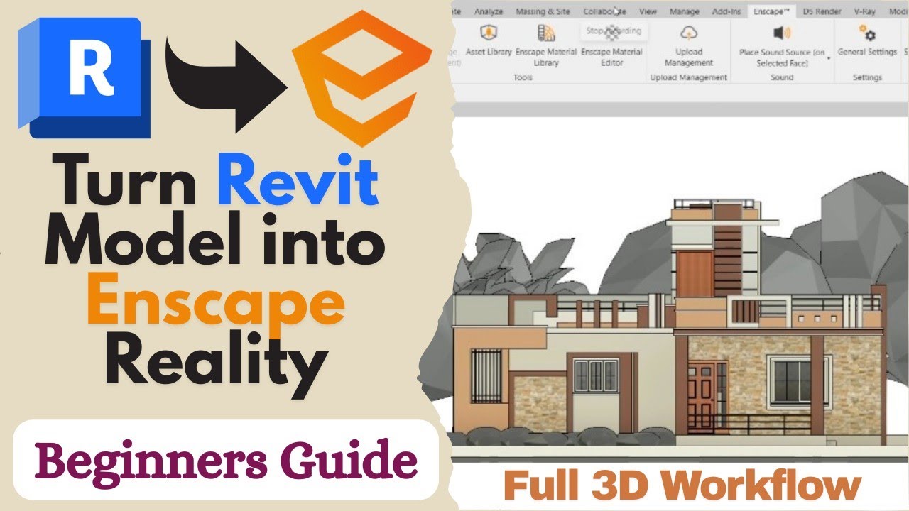 Export Revit to Enscape with Realistic 3D Rendering | Beginner Tutorial #RevitToEnscape #Enscape 