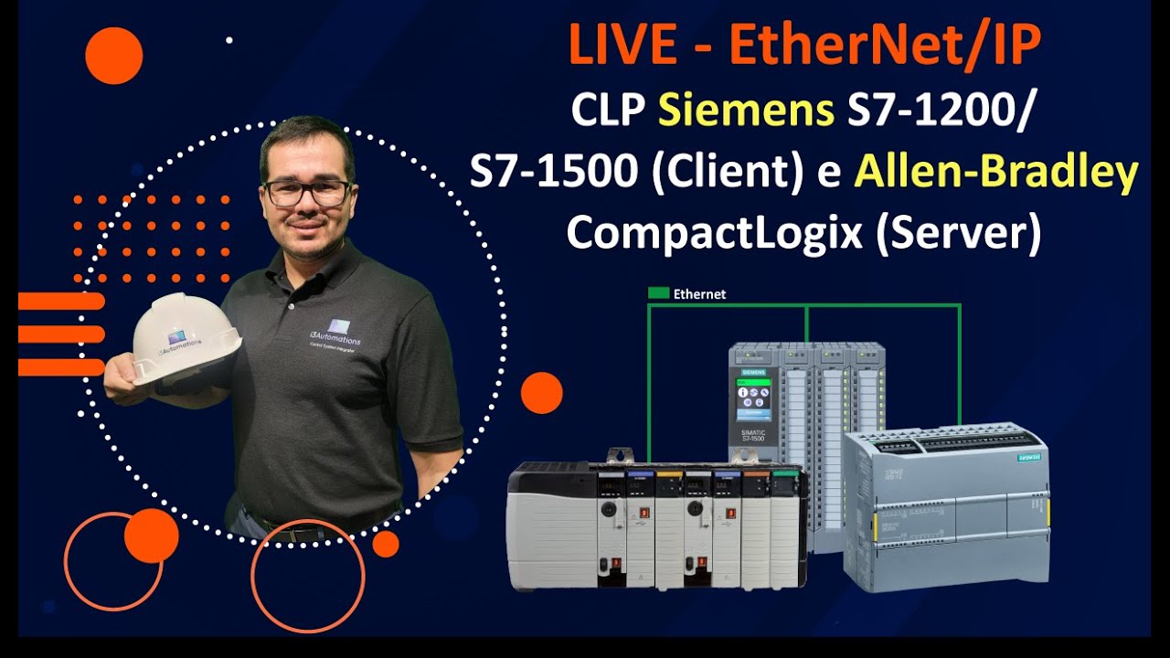 Comunicação entre SIEMENS e ROCKWELL sem GATEWAY! Conexão direta - Ethernet/IP com Profinet